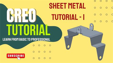 creo sheet metal|sheet metal design in creo.